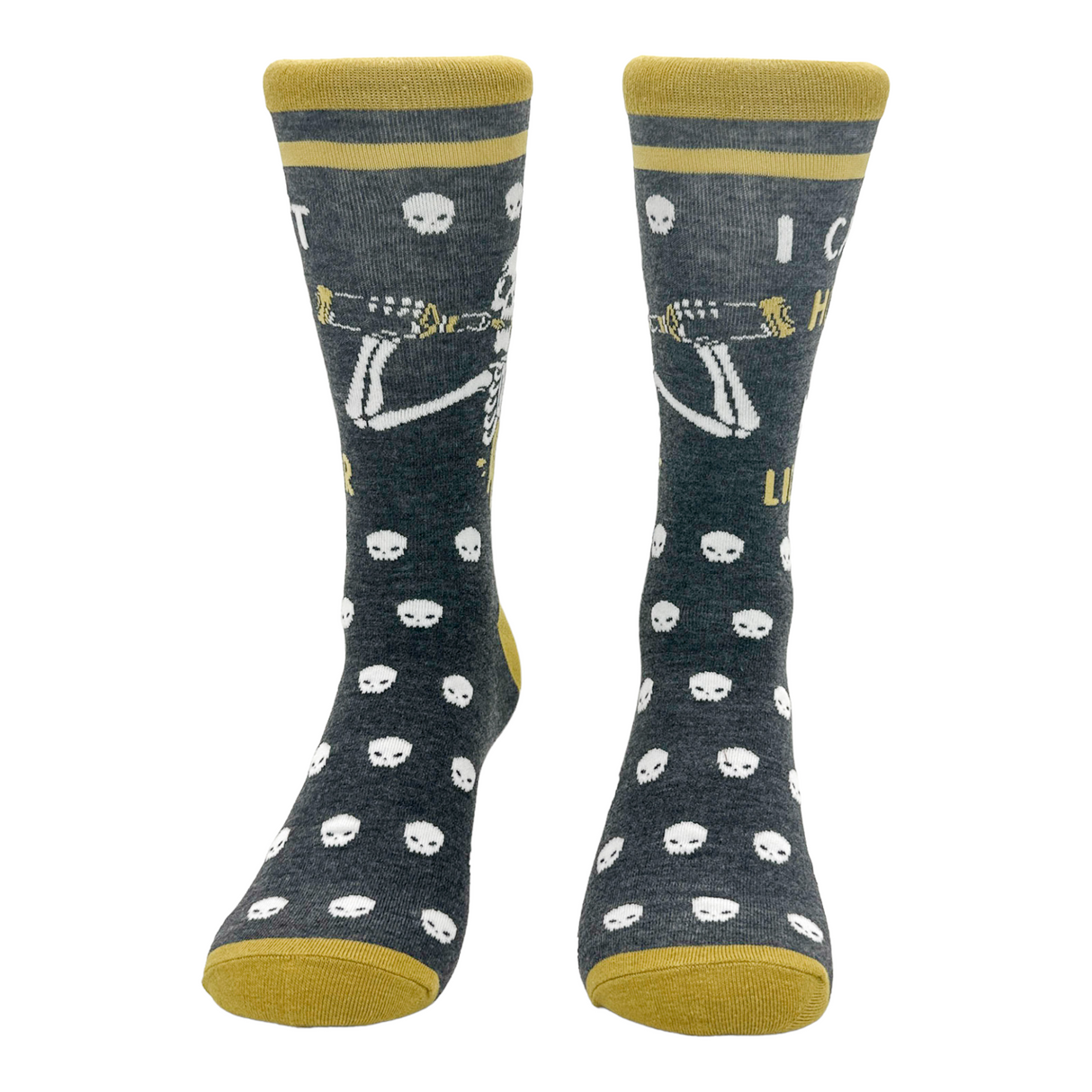 Men's I Cant Hold My Liquor Socks Funny Drinking Skeleton Joke Footwear