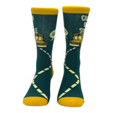 Women's Captain Of The Struggle Bus Socks Funny School Bus Struggling Joke Footwear