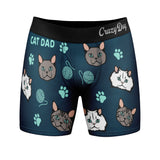 Mens Animal Boxers Funny Cat Dog Fish and More Novelty Underwear with Animals Funny Animal Underwear