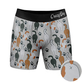 Mens Animal Boxers Funny Cat Dog Fish and More Novelty Underwear with Animals Funny Animal Underwear