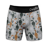 Mens Animal Boxers Funny Cat Dog Fish and More Novelty Underwear with Animals Funny Animal Underwear