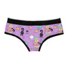 Womens Cat Lady Panties Funny Bikini Brief Kitten Lovers Cute Butt Graphic Underwear Ladies