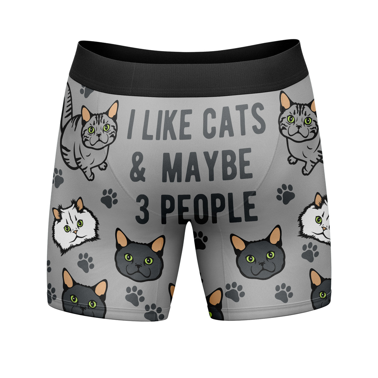 Mens Animal Boxers Funny Cat Dog Fish and More Novelty Underwear with Animals Funny Animal Underwear