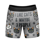 Mens My Dog Thinks Im Cool Boxer Briefs Funny Saying Cool Graphic Underwear Guys