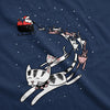 Cats In Christmas Sleigh Men's Tshirt