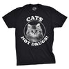 Cats Not Drugs Men's Tshirt