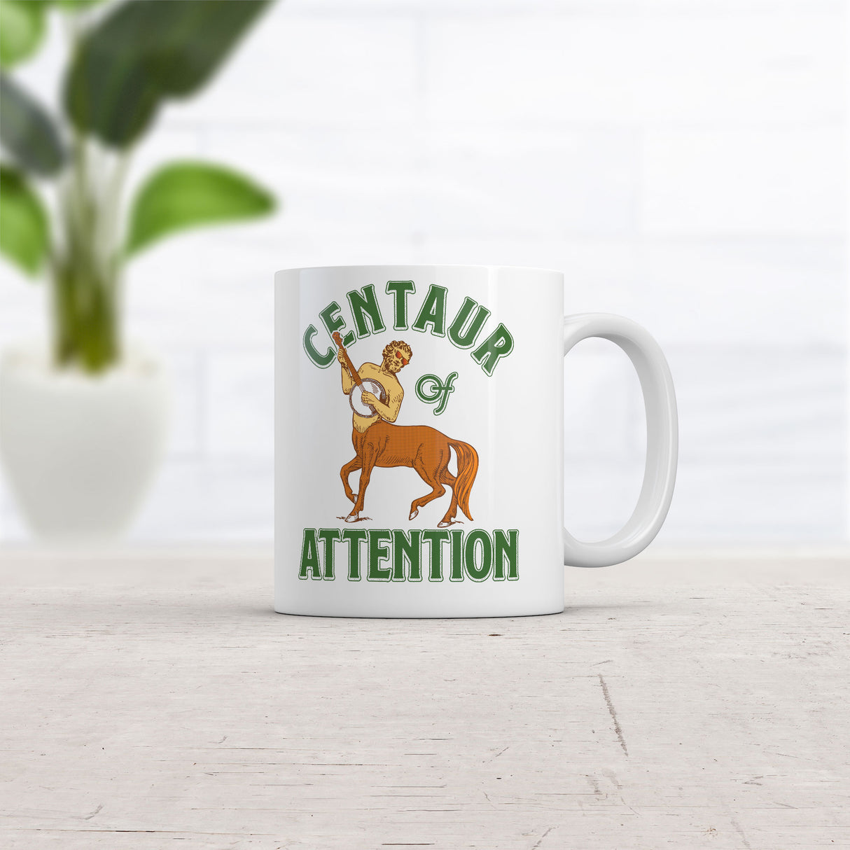 Centaur Of Attention Mug Funny Half Man Horse Graphic Coffee Cup-11oz