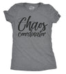 Womens Chaos Coordinator Tshirt Funny Parenting Tee For Mom