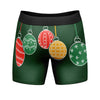 Mens Check out my Balls Boxers Funny Christmas Ornament Underwear For Guys