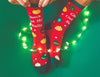 Men's Check Out My Balls Socks Funny Christmas Tree Ornaments Graphic Novelty Footwear