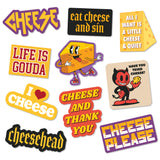 Cheese Stickers Extra Large Stickers for Adults Funny Adhesives with Memes