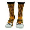 Women's Cheetah Socks Funny Cute Leopard Print Footwear