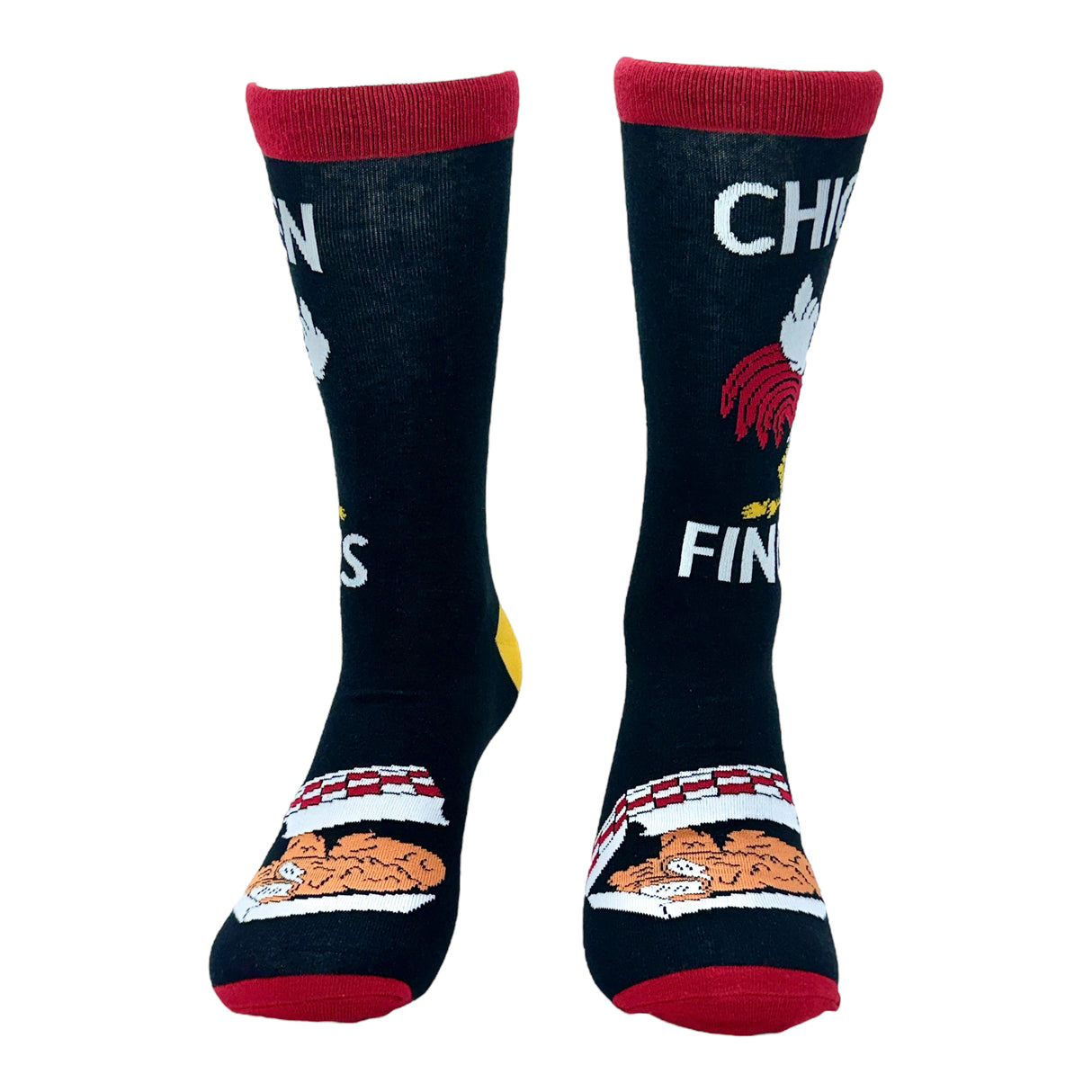 Men's Chicken Fingers Socks Funny Sarcastic Offensive Middle Finger Joke Footwear