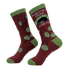 Women's Christmas Cheer Meter Socks Funny Cute Xmas Holiday Season Lovers Footwear