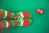 Women's Ugly Christmas Sweater Socks Funny Festive Holiday Xmas Party Novelty Footwear