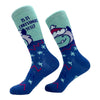 Is It Christmas Yeti Socks Funny Cute Xmas Abominable Snowman Bigfoot Joke Footwear