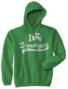 I Clover Shenanigans Hoodie Funny Irish Clover SweatShirt Novelty Shirt