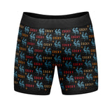 Mens Cocky Boxer Briefs Funny Sarcastic Graphic Novelty Underwear For Guys