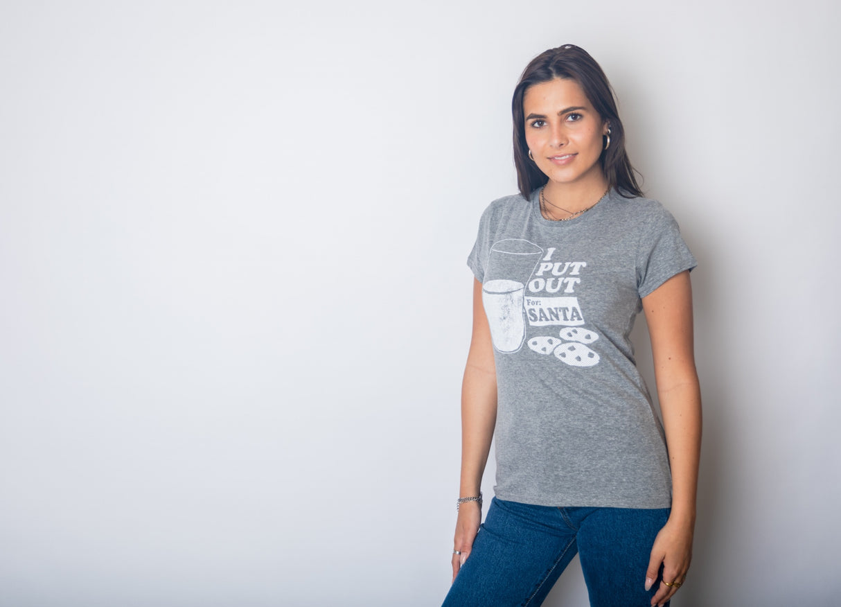 Crazy Dog Womens T Shirts Funny Sarcastic Humor Christmas Tees for Holiday Parties
