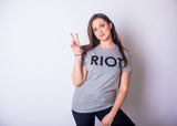 Womens Riot T shirt Funny Shirt for Ladies Political Novelty Tees Humor