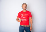 Mens Naughty List Nice List Tried My Best Funny Graphic Santa Christmas T shirt