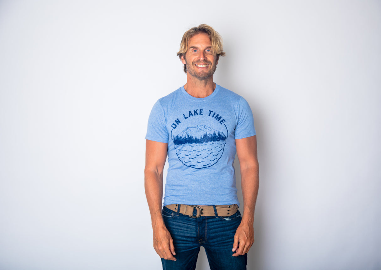 On Lake Time Men's Tshirt