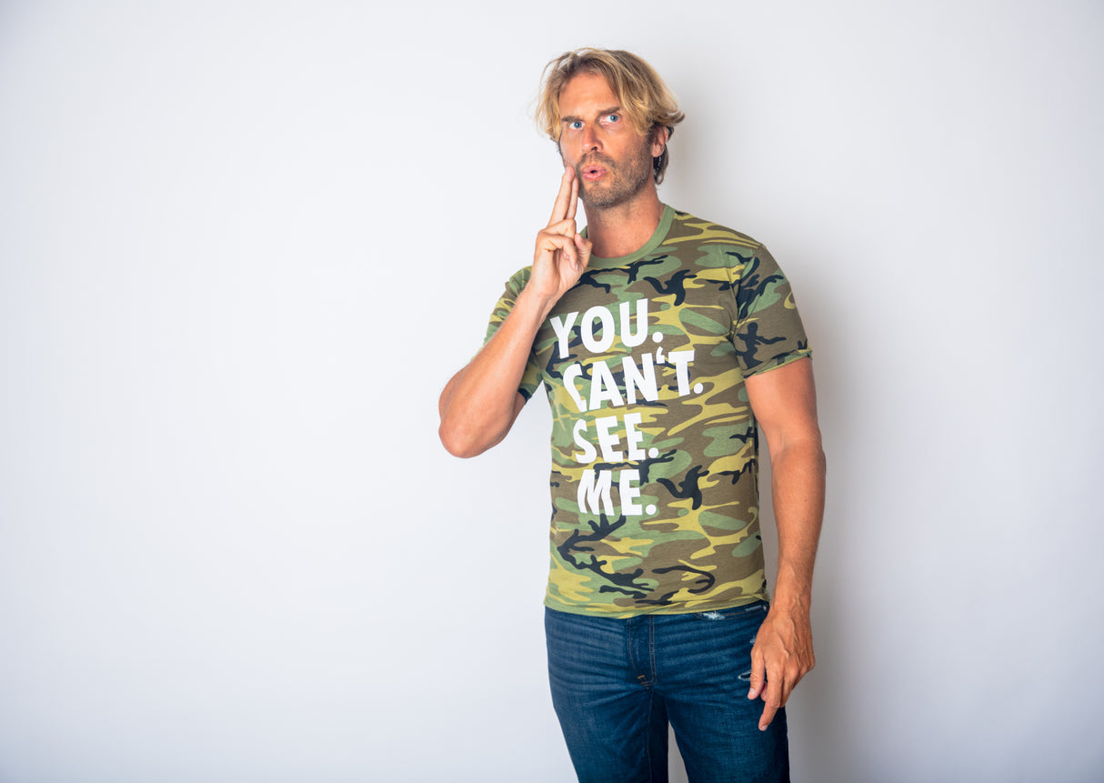 You. Can't. See. Me. Men's Tshirt