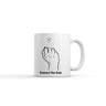 Connect The Dots Mug Funny Sarcastic Middle Finger Graphic Novelty Coffee Cup-11oz