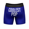 Mens Coolest Pop Boxer Briefs Funny Gift for Dad Father's Day Novelty Underwear For Guys