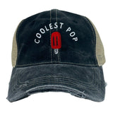 Coolest Pop Hat Funny Best Dad Ever Popsicle Cool Fathers Day Cap