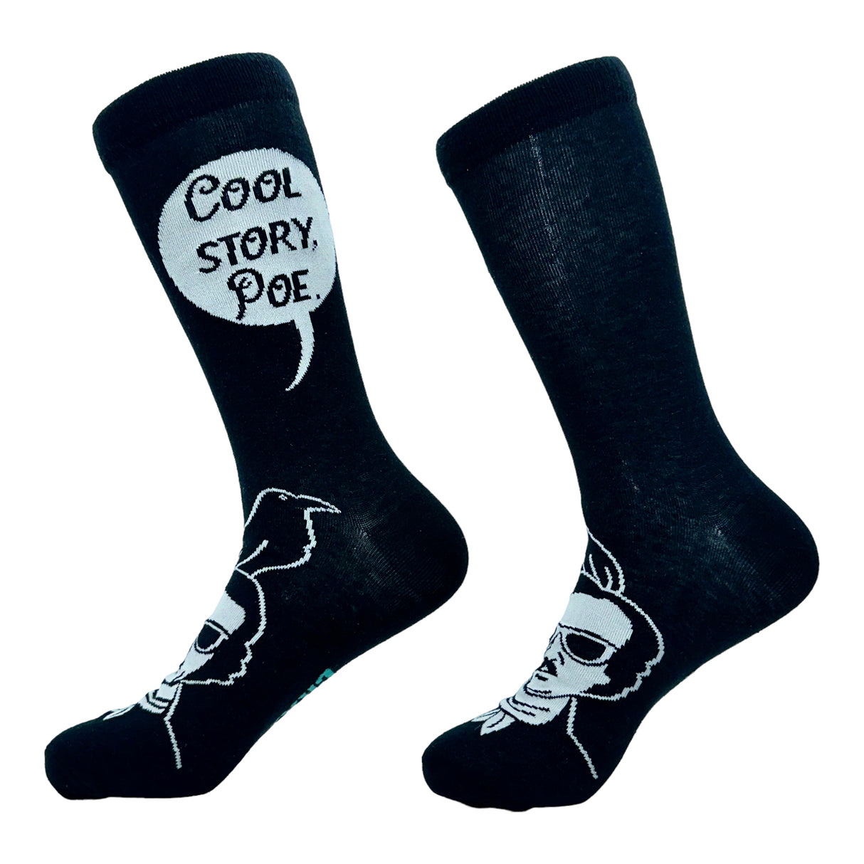 Men's Cool Story Poe Socks Funny Arrogant Edgar Allan Poe Joke Footwear