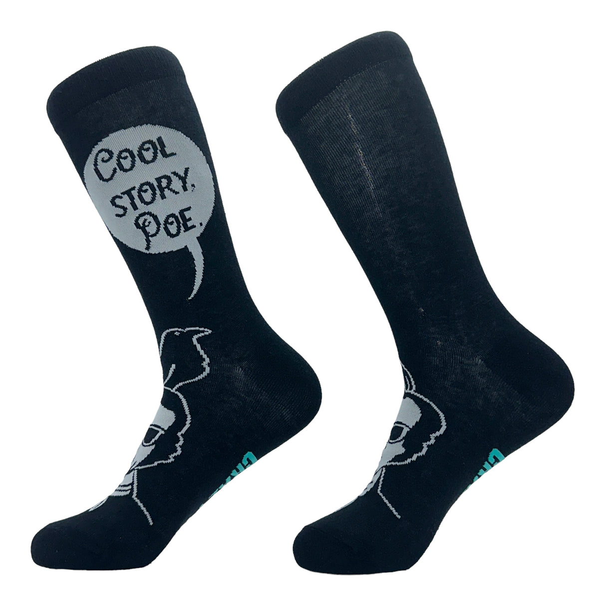 Women's Cool Story Poe Socks Funny Arrogant Edgar Allan Poe Joke Footwear