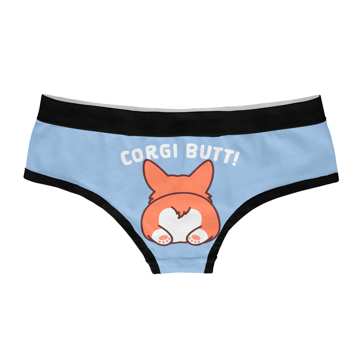 Womens Guess What Corgi Butt Panties Funny Bikini Brief Funny Dog Lover Gift Graphic