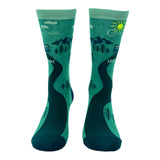 Women's Country Roads Take Me Home Socks Funny Nature Lovers Offroad Exploring Adventure Footwear