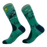 Women's Country Roads Take Me Home Socks Funny Nature Lovers Offroad Exploring Adventure Footwear