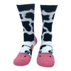 Women's Cow Socks Funny Cute Adorable Milking Moo Cattle Footwear