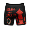 Release The Cracken Mens Boxers Funny Kraken Sea Octopus Butt Crack Novelty Underwear