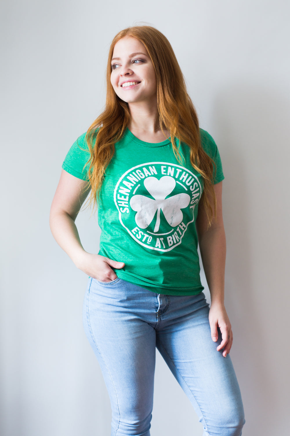 Womens Shenanigan Enthusiast T Shirt Funny Saint Patricks Day St Patty Irish Tee