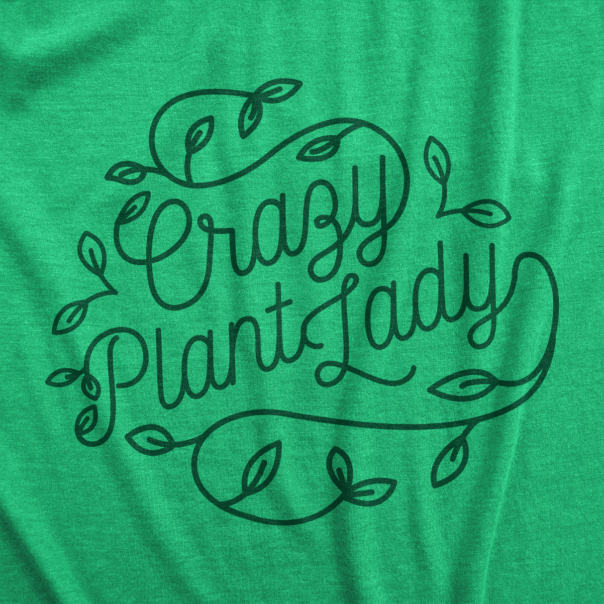 Womens Crazy Plant Lady T Shirt Funny Gardening Tee Gift for Gardner