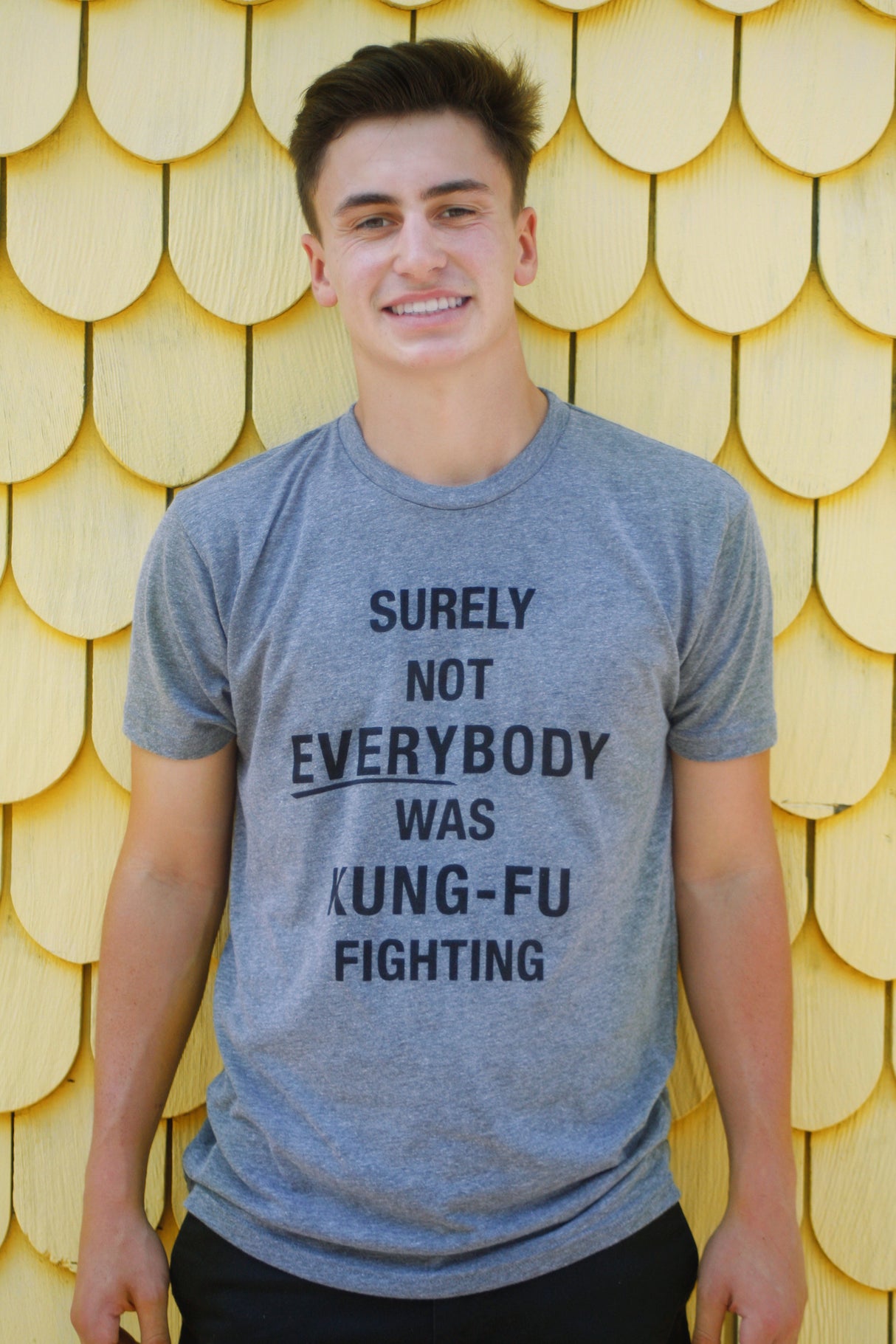 Surely Not Everybody Was Kung Fu Fighting Men's Tshirt