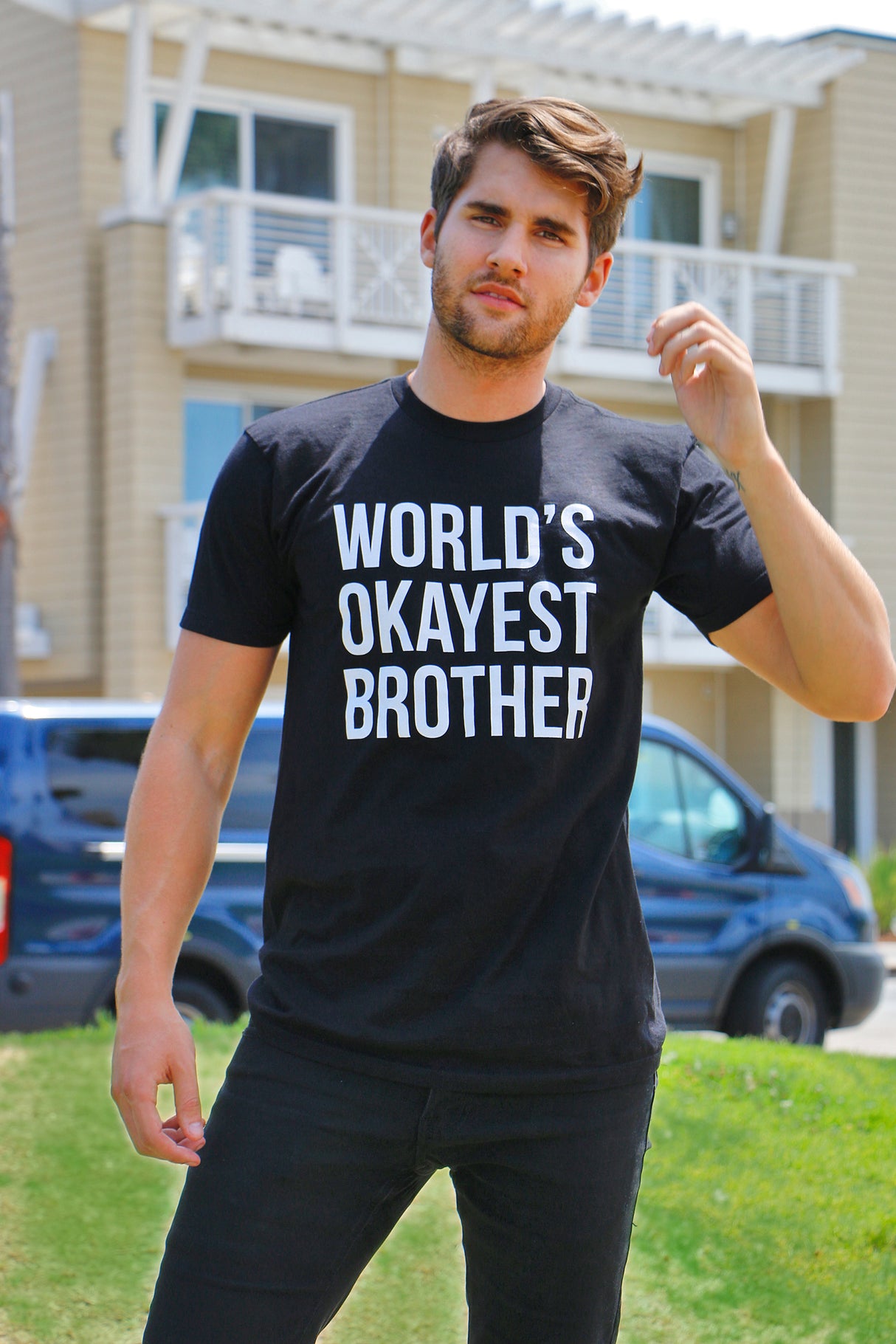 World's Okayest Brother Men's Tshirt