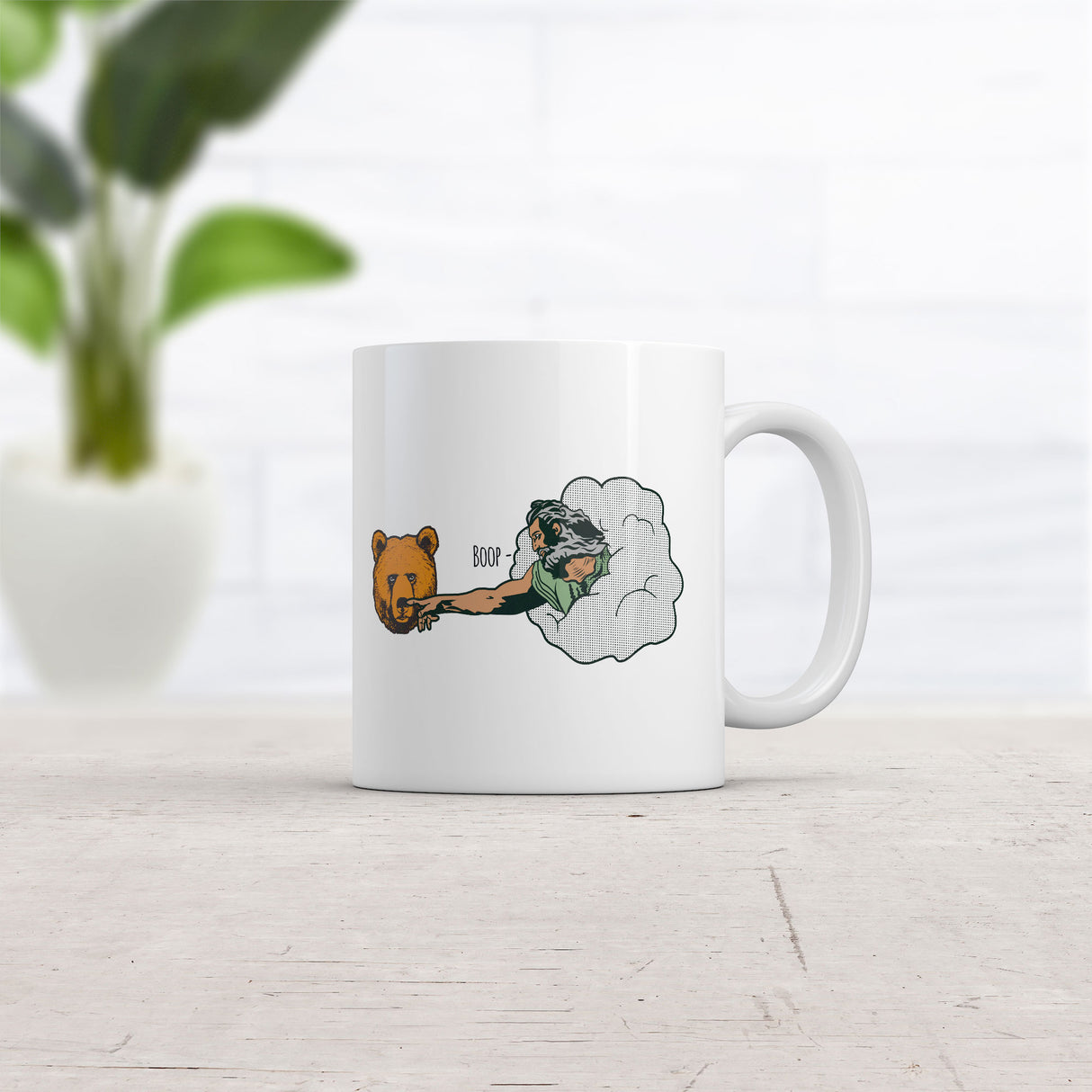 Creation Of Boop Mug Funny Sarcastic Graphic Novelty Coffee Cup-11oz