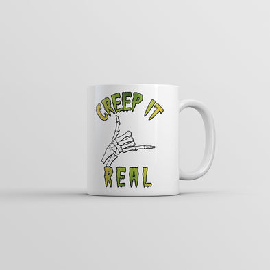 Creep It Real Mug Funny Halloween Graphic Novelty Coffee Cup-11oz