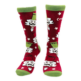 Women's Crushin It Socks Funny Xmas Party Holiday Nutcracker Footwear