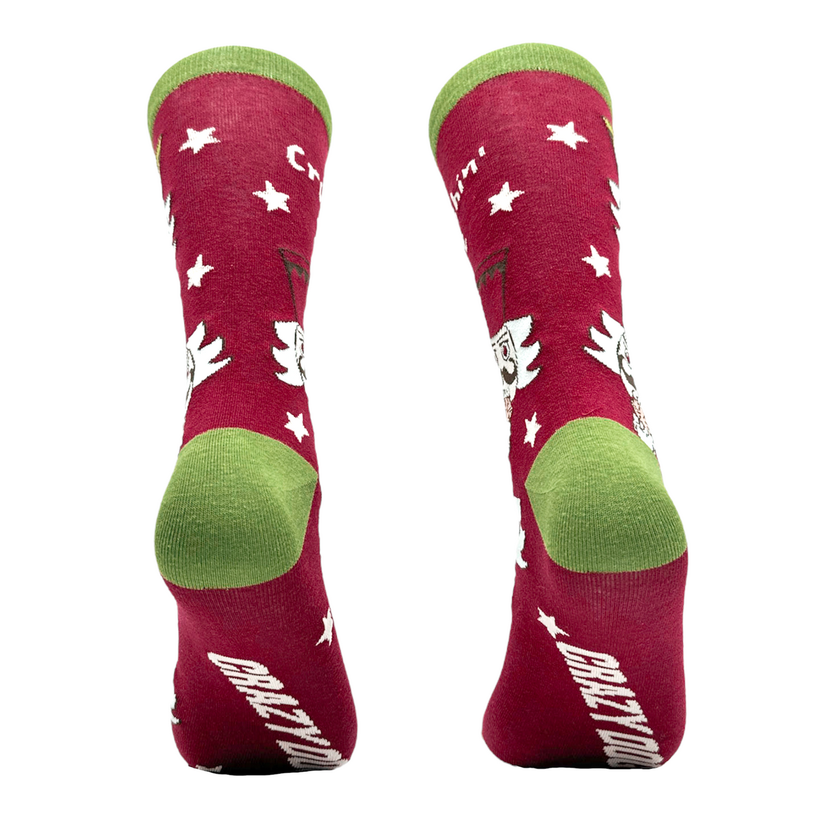 Women's Crushin It Socks Funny Xmas Party Holiday Nutcracker Footwear