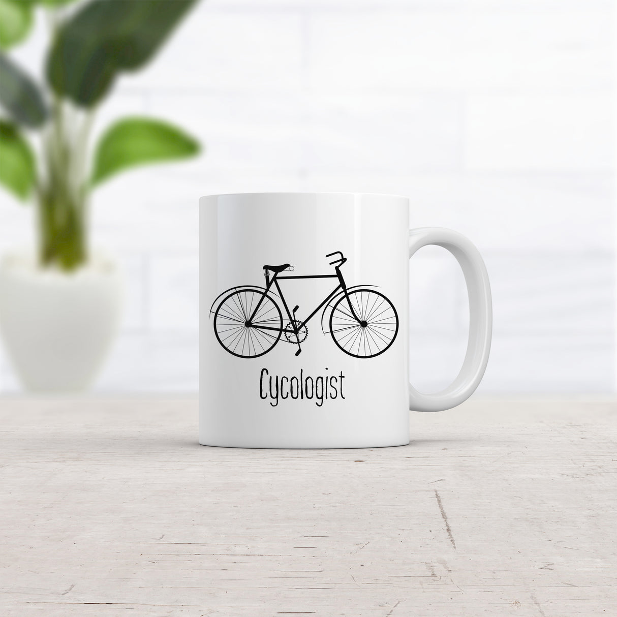 Cycologist Mug Funny Bycycle Therapy Coffee Cup - 11oz