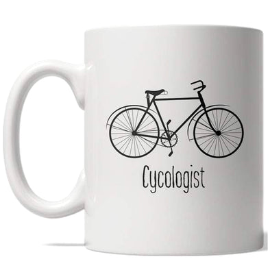 Cycologist Mug Funny Bycycle Therapy Coffee Cup - 11oz