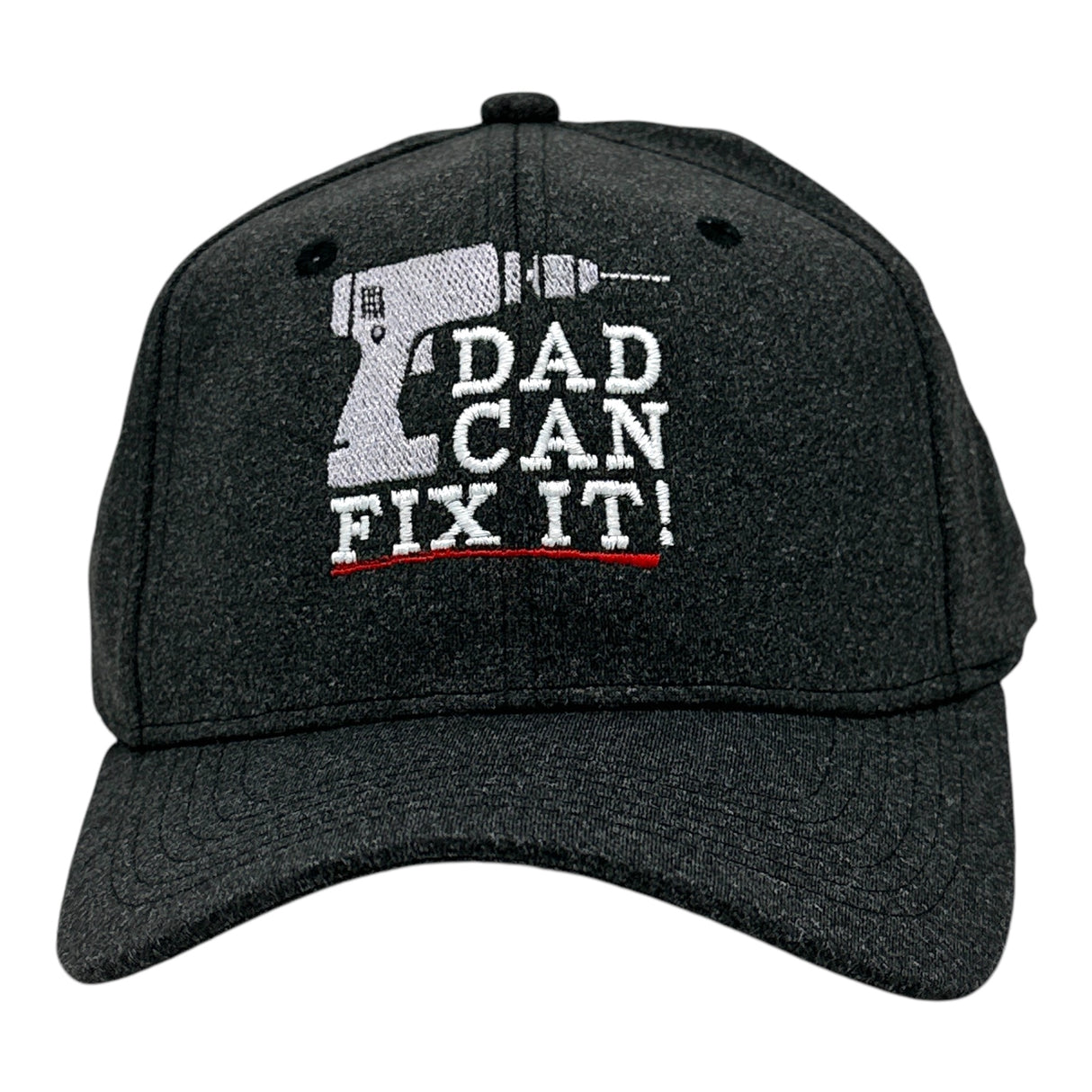 Dad Can Fix It Hat Funny Sarcastic Power Tools Fathers Day Graphic Novelty Cap