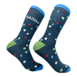 Men's Dadasaurus Socks Funny Fathers Day Dad Dinosaur T-Rex Graphic Novelty Footwear