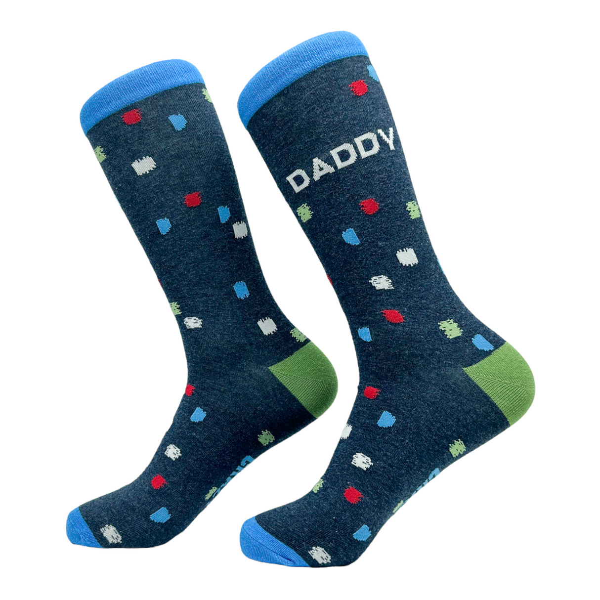 Men's Dadasaurus Socks Funny Fathers Day Dad Dinosaur T-Rex Graphic Novelty Footwear